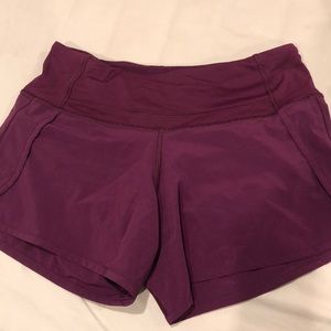 Lululemon athletic shorts size 2